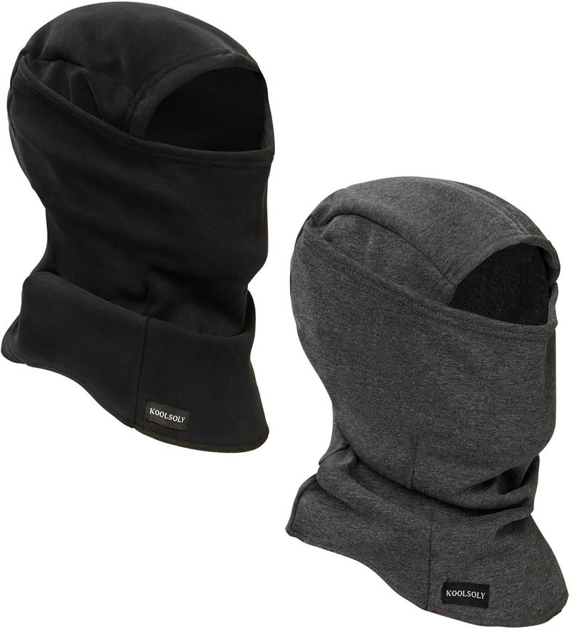 KOOLSOLY Ski Mask Balaclava Cold Weather Warm and Fleece Face Mask Neck Warmer Full Face Mask for Men&Women - Image 1
